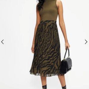 Ted Baker Olive and Black Dress